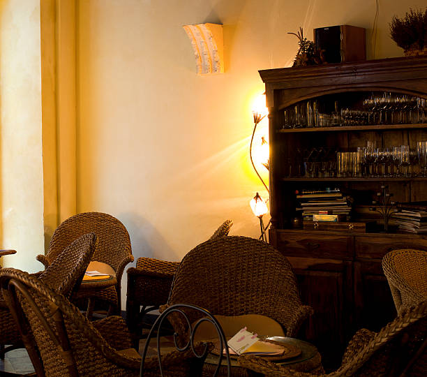 Interior of a bar