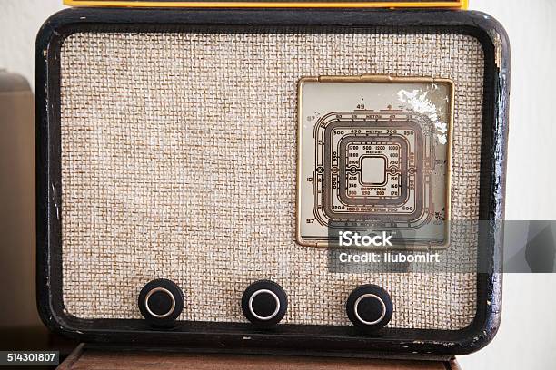 Retro Radio Stock Photo - Download Image Now - 1950, 1960, Analog