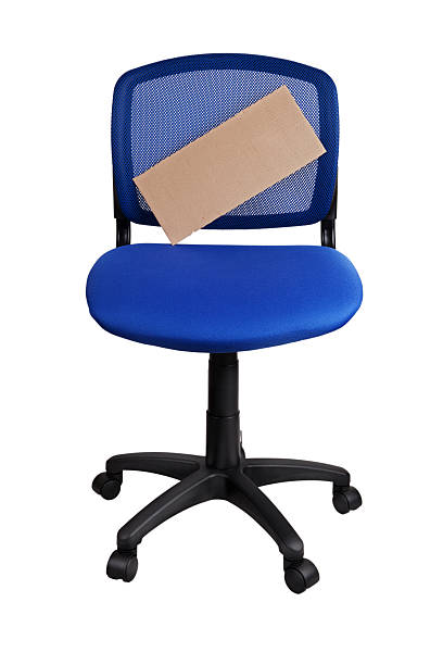 istock Cardboard poster on a office chair 514309492