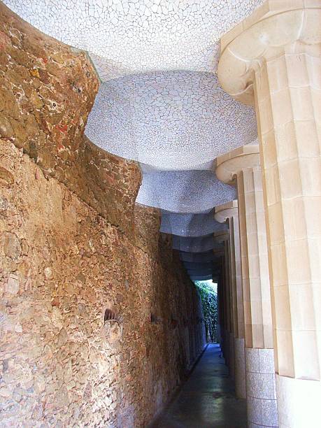 istock Guell Park - Interior of the Hall of 100 Columns 514310114