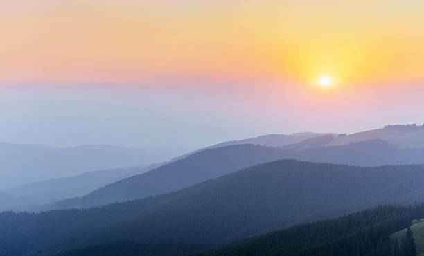 istock Fantastic sunset in the mountains of Ukraine. 514311188