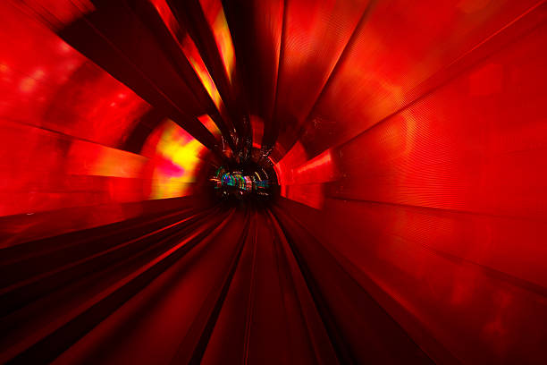 istock Through the long of lighting tunnel 514313668