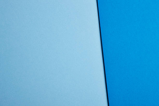 istock Colored carboards background in blue tones. Copy space 514315166