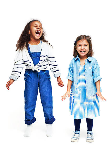 istock Happy little girls 514315474