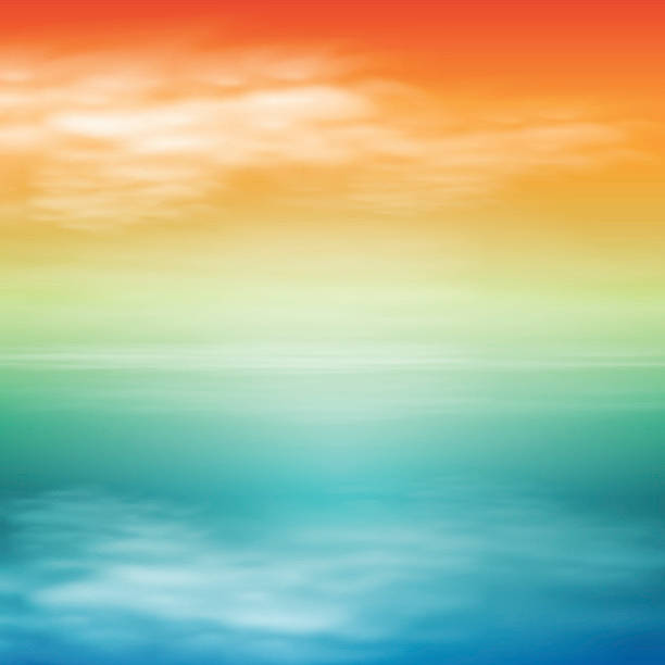 Sea sunset. Tropical background. Sea sunset. Tropical background. EPS10 vector. orange sunset stock illustrations