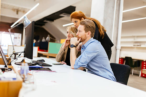 istock Business people collaborating in office 514315648
