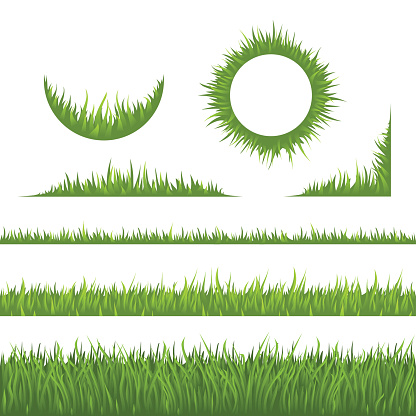 Grass design elements