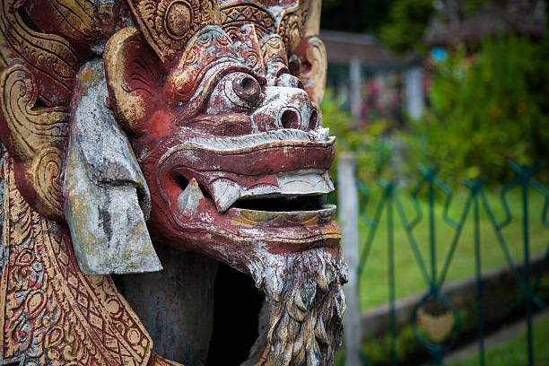 istock traditional Balinese God statue in Central Bali temple. Indonesia 514320044