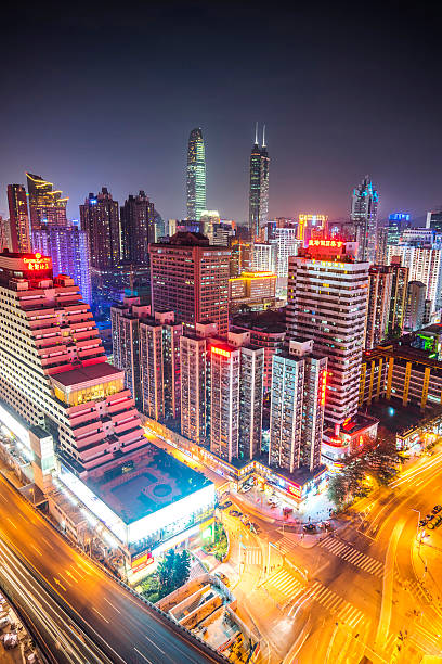 istock Modern City at Dusk,shenzhen 514321690