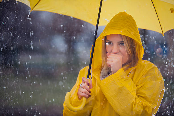 istock Cute girl ready for the rain! 514327902