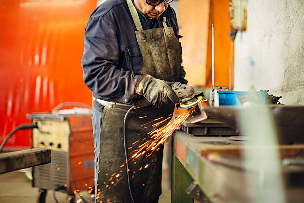 istock Metal Worker Working in factory 514328432