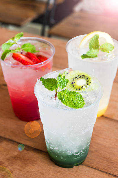 Kiwi italian soda