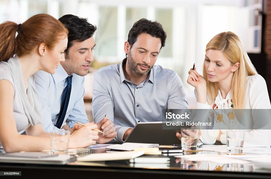 Geschäftsleute in einem meeting - Lizenzfrei Franchising Stock-Foto