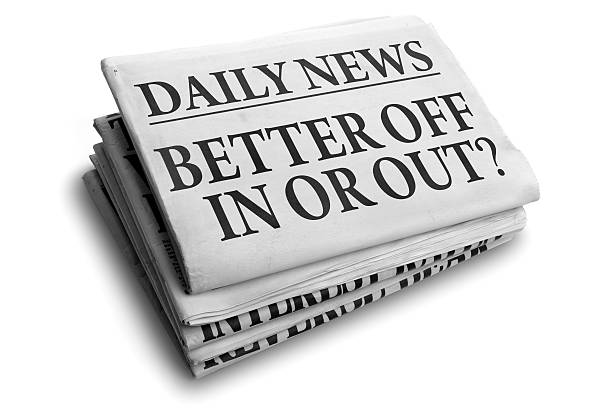 istock Better off in or out daily newspaper headline 514332512