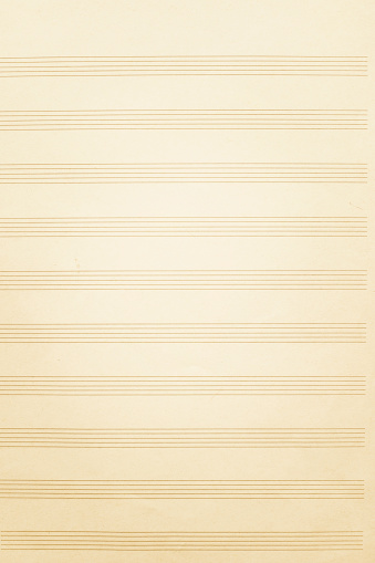 Old music sheet background and texture