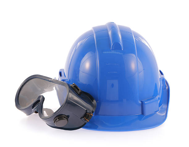 istock Helmet and Safety glasses 514340619