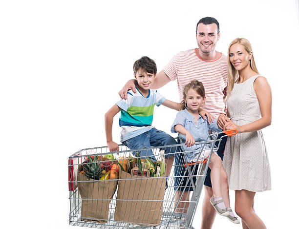istock Family shopping 514343211