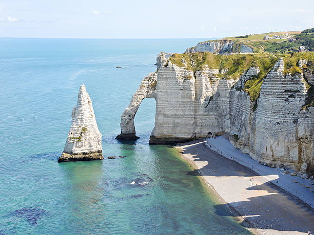 istock english channel coastline of Etretat 514344425