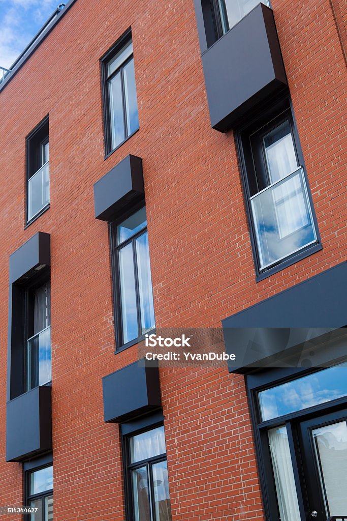 Apartment-Gebäude - Lizenzfrei Amerikanische Kontinente und Regionen Stock-Foto