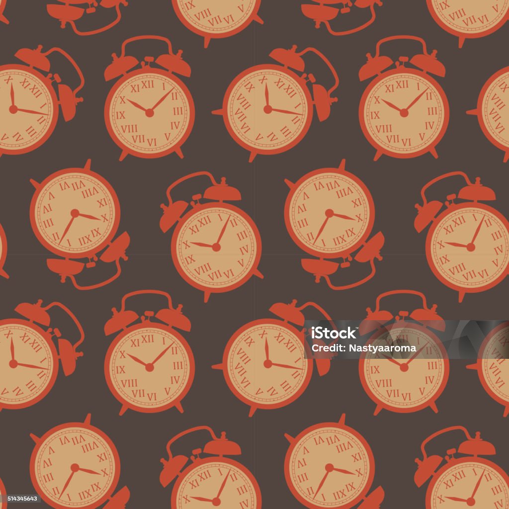 Pattern For Clock Vector Clocks Set Pattern Stock Illustration - Download Image Now - Alarm ...