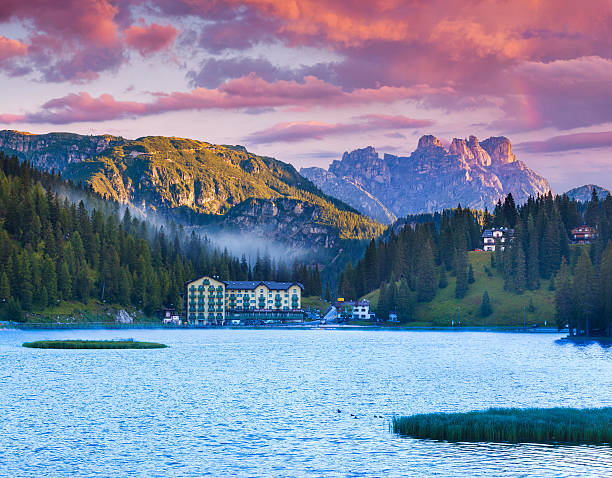 istock Beautiful summer morning on the Lake Misurina 514346707