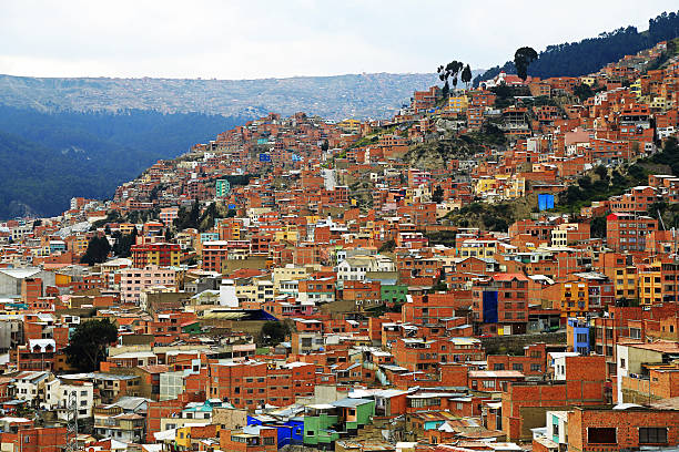 istock Top view of Lapaz, Bolivia 514347877