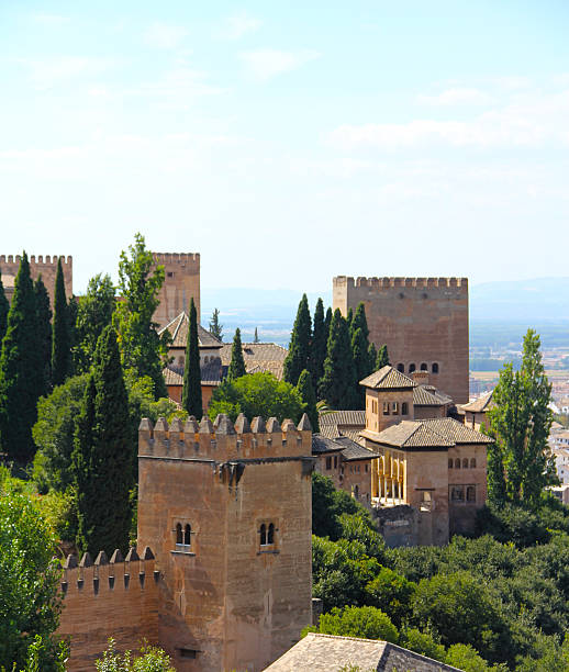 Santa Maria de Alhambra church in Granada of Spain at Andalusia