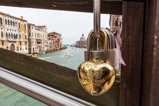 Venezia Love Lock on bridge