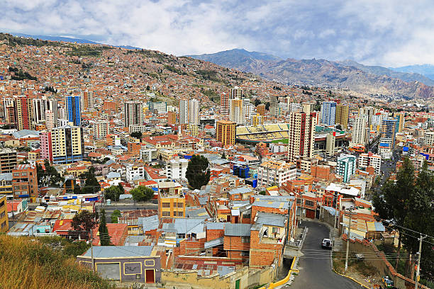 istock Top view of Lapaz, Bolivia 514362519