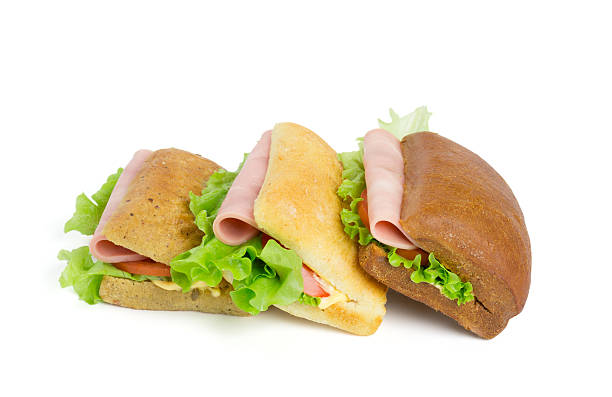 istock Sandwiches with slice of ham 514363411