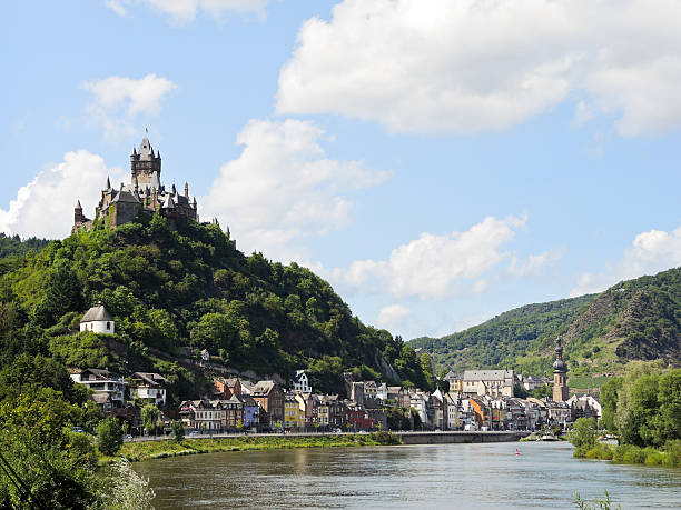 istock view of Cochem on Moselle river, Germany 514364411