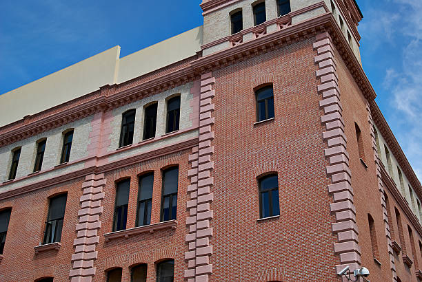 istock buildings with lace fronts of city Madrid 514364823