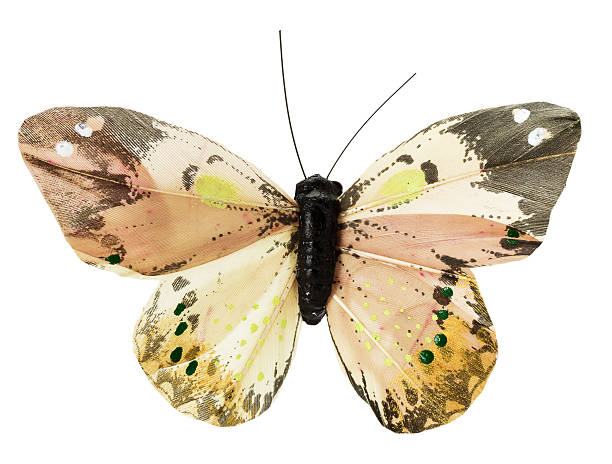 istock artificial butterfly isolated on the white background 514365847
