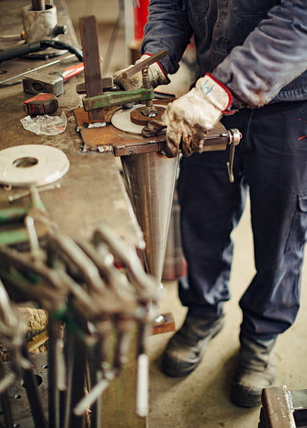 istock Metal Worker Working in factory 514367306