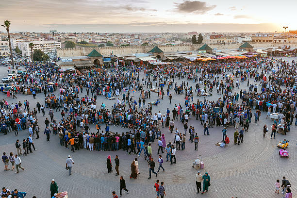 istock Evening Entertainment at Lehdim Square, Meknes, Morocco,North Africa 514367592
