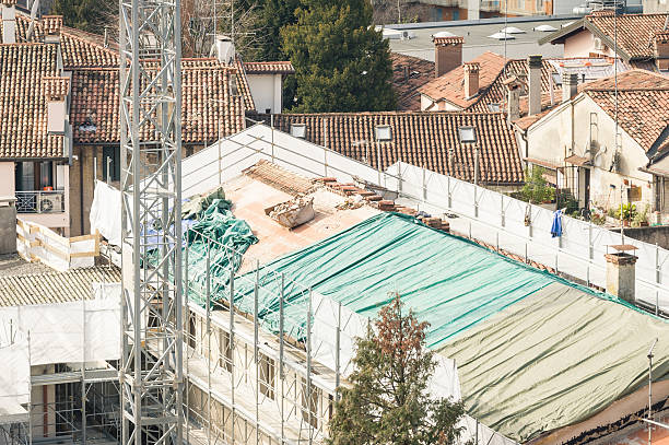 istock Renovation of a roof. 514369370