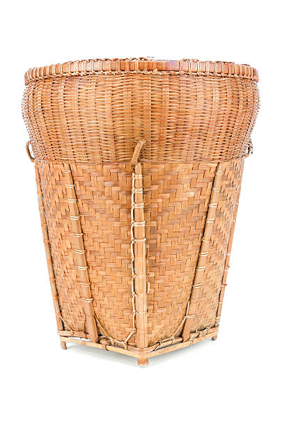 istock Vintage weave wicker basket 514373042