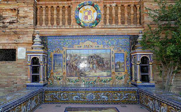 istock Famous ceramic decoration in Plaza de Espana, Sevilla, Spain 514377303