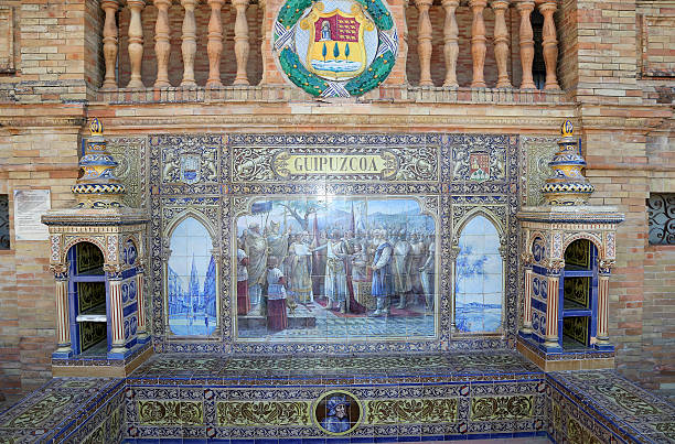istock Famous ceramic decoration in Plaza de Espana, Sevilla, Spain 514377313