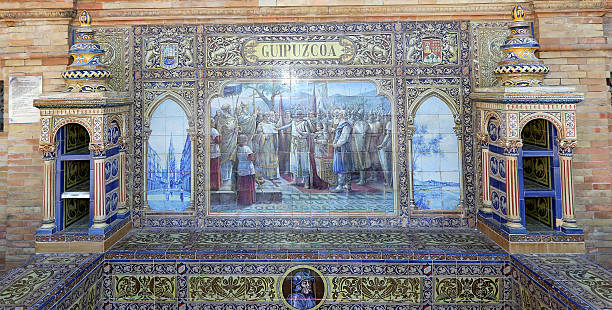 istock Famous ceramic decoration in Plaza de Espana, Sevilla, Spain 514377321