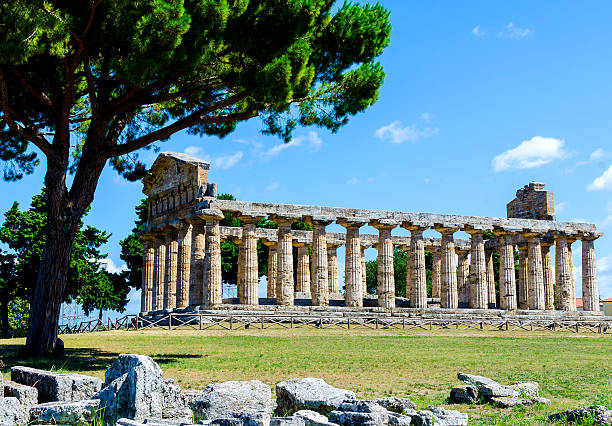 istock Panoramic the greek temple of Cecere 514378320