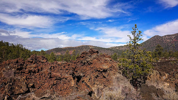 istock Ancient Lava Flow at Sunset Crater National Monument 514379188