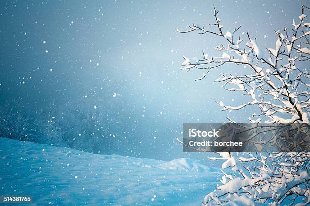 Schnee Herbst Stockfoto und mehr Bilder von Schneesturm - Schneesturm, Abenddämmerung, Anhöhe