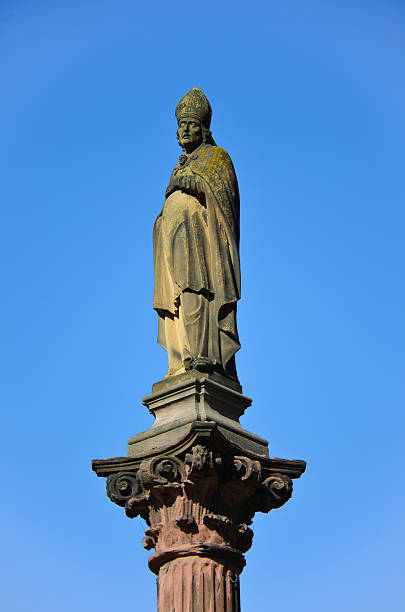 istock Freiburg,  statue of a saint. 514381947