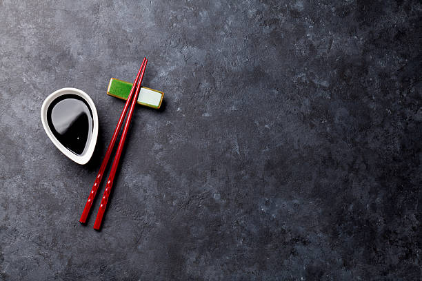 istock Sushi chopsticks and soy sauce 514383716