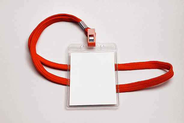 istock Name Tag Mockup With Lanyard - Stock Image 514386160