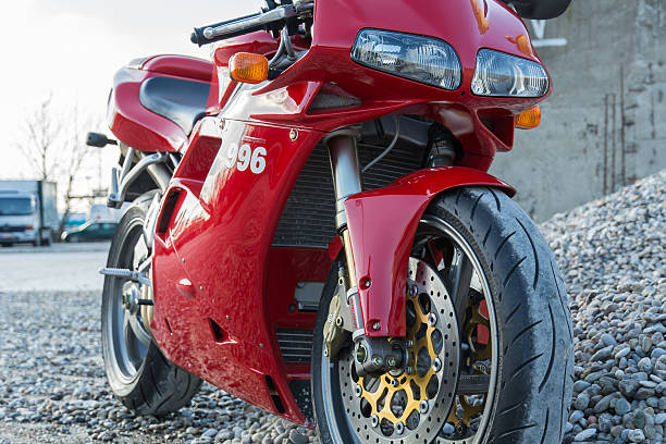 아르카디아 ducati 996s 오토바이 photoshooting - motorcycle racing motorcycle ducati sports race 뉴스 사진 이미지