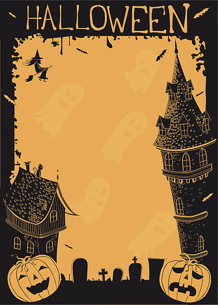 Fond d'Halloween - Illustration vectorielle