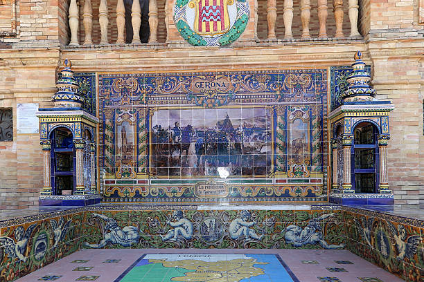 istock Famous ceramic decoration in Plaza de Espana, Sevilla, Spain 514401545