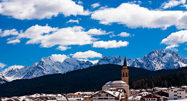 istock Dolomites Mountain in Winter, Italy 514402339